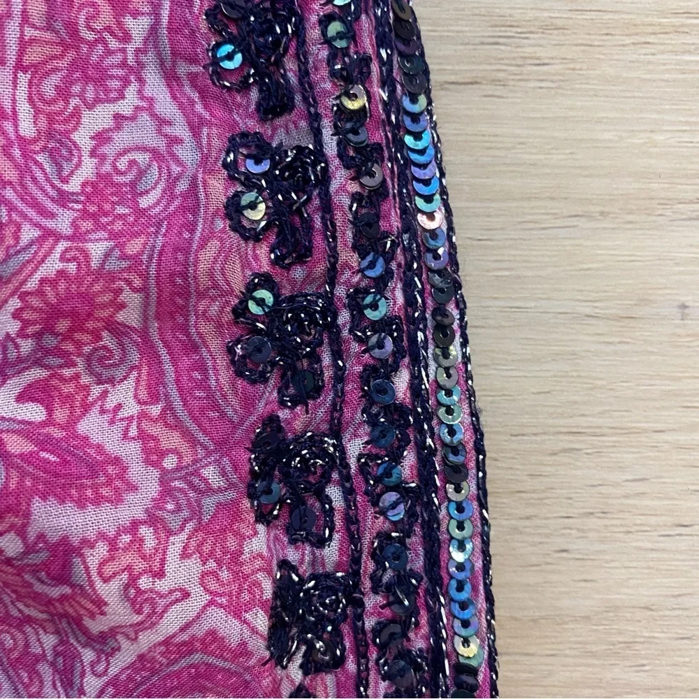 Calypso St.Barth | Yavia | Embellished Paisley Tunic Resort Resortwear Luxury - Picture 6 of 11